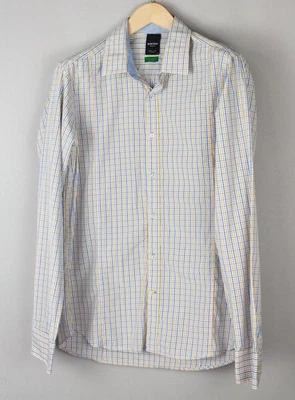 BERTONI Hommes 2 Pli Décontracté Habillé Chemise Haut Taille XL (44) - Photo 1/4