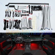 30 colori LED luce ambientale Lampada d'atmosfera per Audi A4 A5 S5 B9 2017-2022