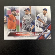 2016 Topps #187 Dallas Keuchel / Collin McHugh / David Price LL 65th Anniversary