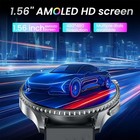 Smartwatch Herren mit EKG+HRV Fitnessuhr 1.56 AMOLED Bluetooth Telefonfunktion