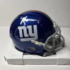 MALIK NABERS SIGNED NEW YORK GIANTS THROWBACK MINI HELMET COA BECKETT BAS
