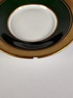 Luxury Limoges France Décor Main Emerald Green Gold Gilt Cup & 2 Saucers Rare! — photo 6
