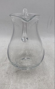 Clear Thick Glass Pour Spout Serving Kitchenware Modern Pitcher With Handle