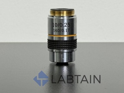 Achromatic Objective   10x / 0.25   160 / 0.17   RMS Thread