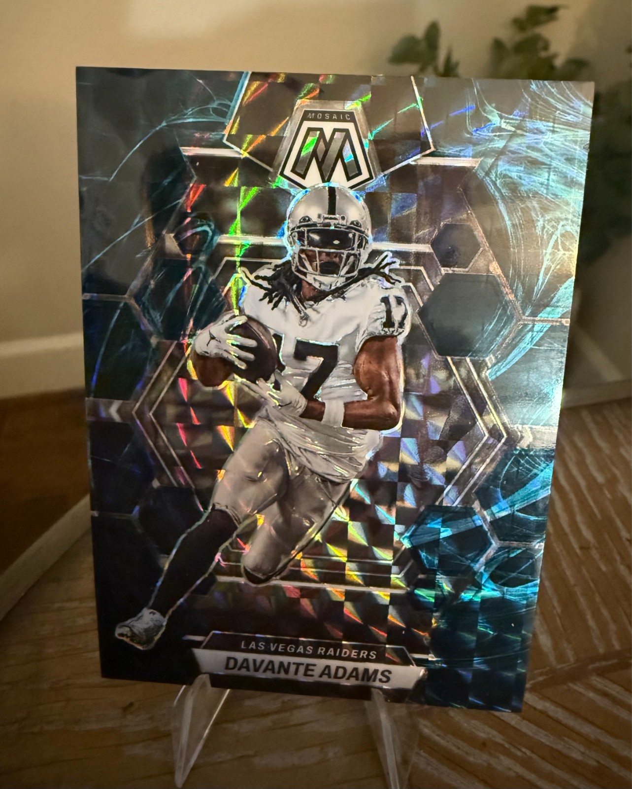 2023 Panini Mosaic - Davante Adams #120 Genesis Mosaic Prizm