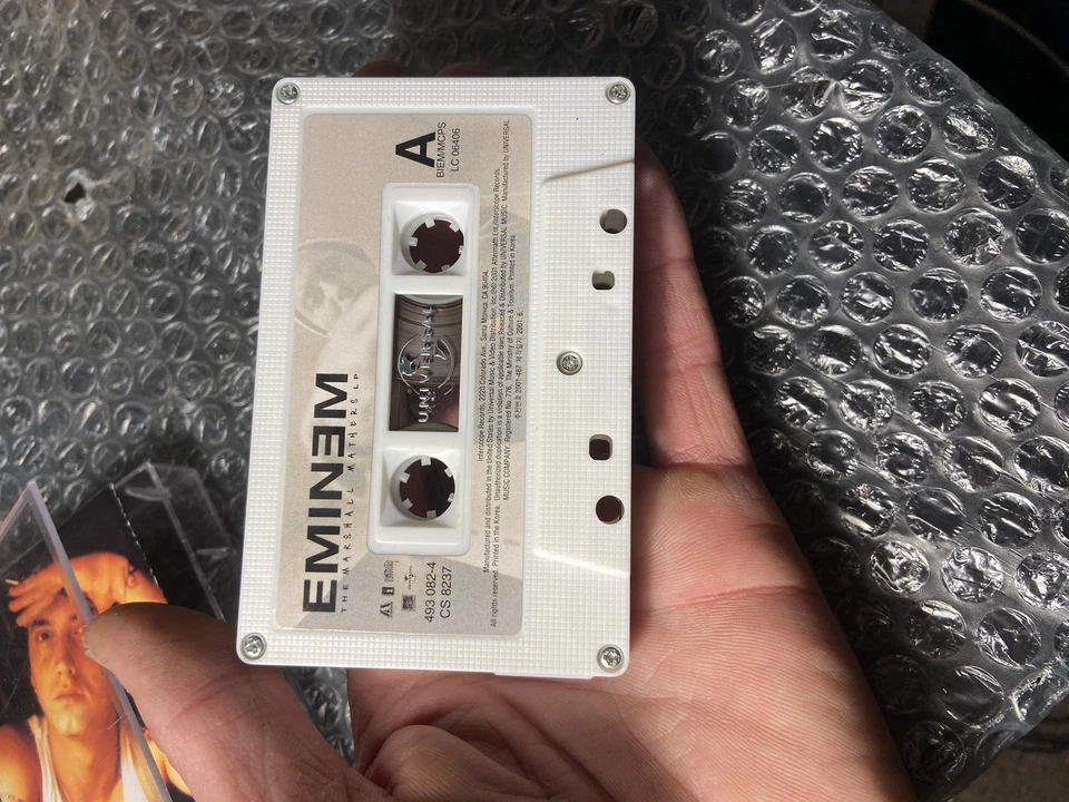 Eminem The Marshall Mathers LP Cassette Tape 2001 hip hop rap - Image 4 of 4