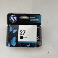 HP 27 Black Ink Cartridge C8727AN New in Box Nov 2013