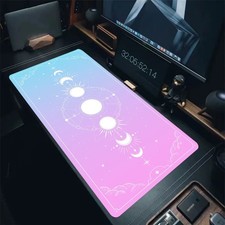 Colorful Astrology Moon Phase Mousepad PC Waterproof Keyboard desk Mat Mouse Rug