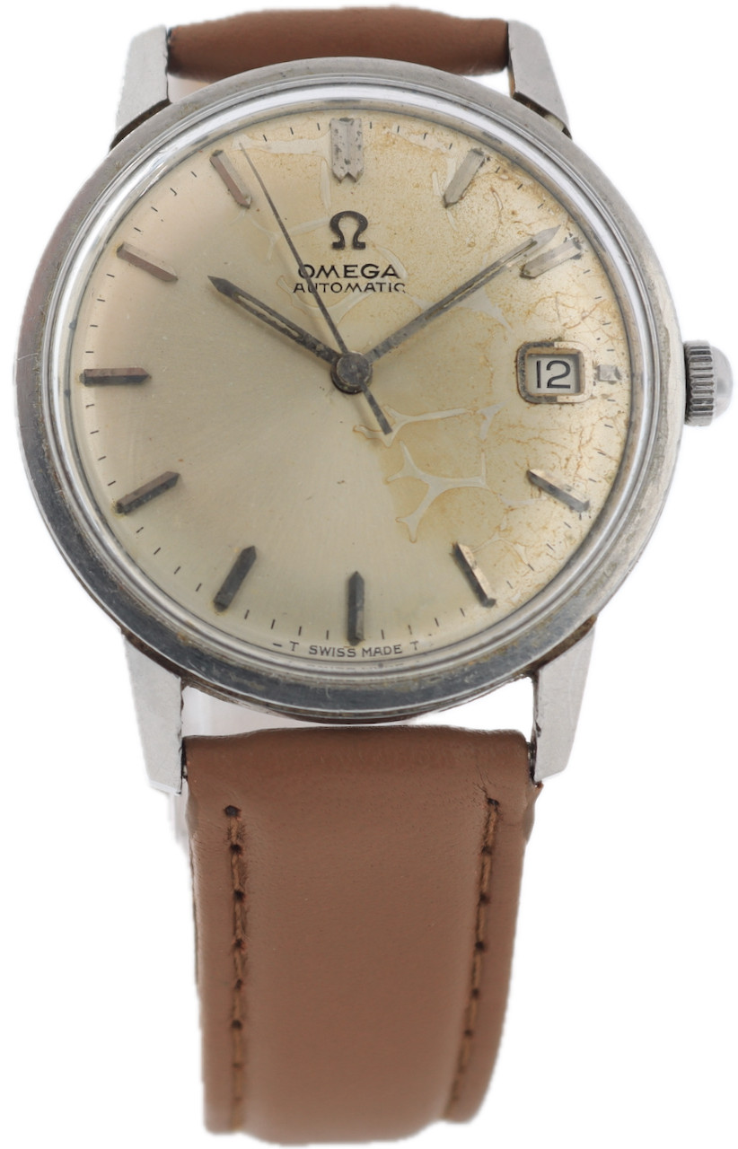Vintage Omega 166.002 Seamaster Men's Automatic Wristwatch 560 Swiss Steel