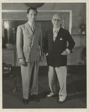 GERSHWIN, George. (1898–1937) & Kern, Jerome.  Rare Original Photograph