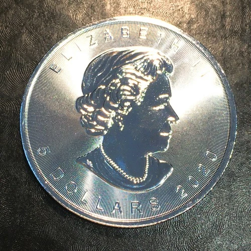 1oz Silver Bullion 2020 Canada Silver Maple Leaf From Orig Roll WE COMBINE SHIPu