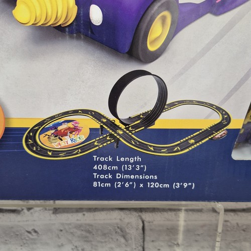 Wacky Races Micro Scalextric Race Track 1:64 Loop The Loop Boxed Fully Working - Afbeelding 16 van 24