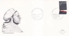 SA51d Netherlands 1983 The 500th Anniversary of the Birth of Martin Luther FDC