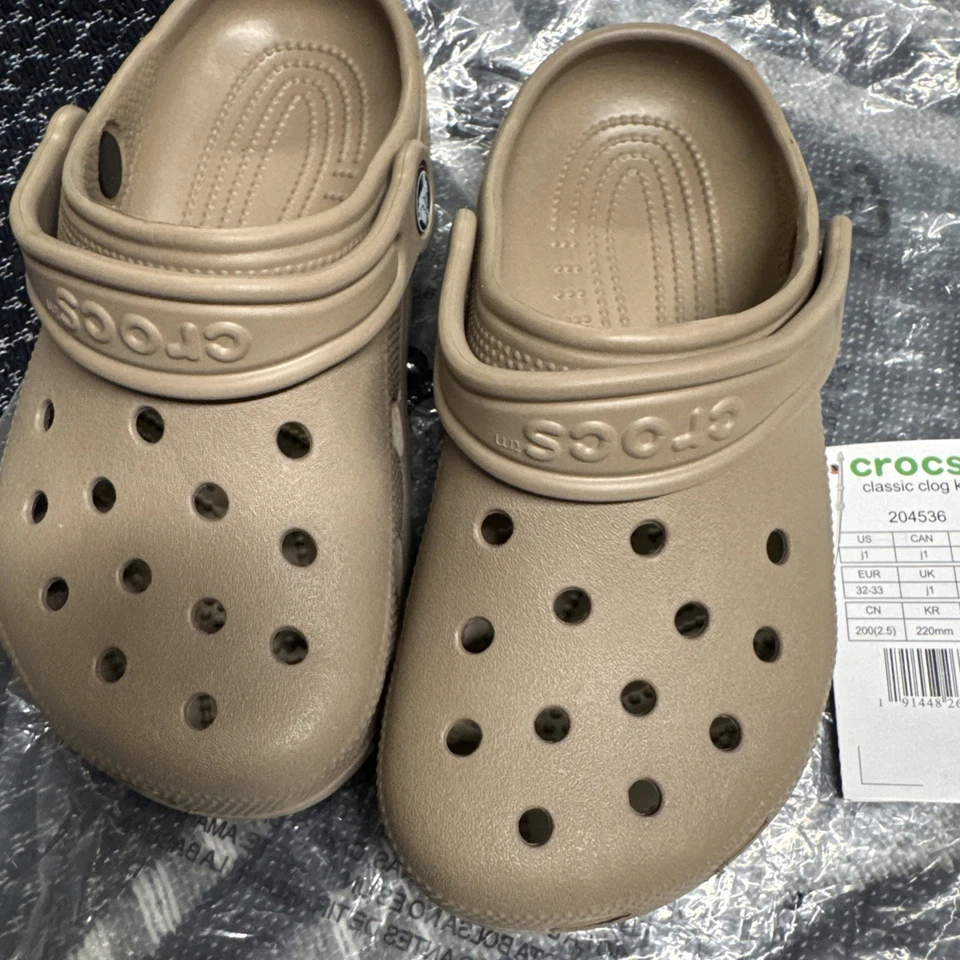 Zueco Crocs Classic marrón con leche J1/Junior1 Foto 3 de 4