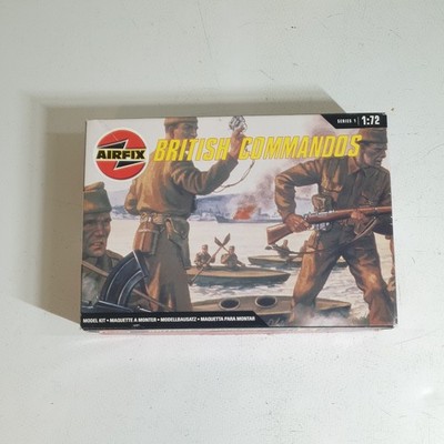Vintage Serie 1 Airfix ''British Commandos'' Maßstab 1/72 40 Stück 