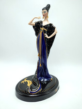 Limited Edition Franklin Mint House Of Erte "MOONLIGHT MYSTIQUE" Porcelain