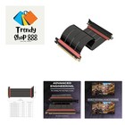 Innovative 20cm PCIE 5.0 Riser Cable - Ideal for High-Performance Gaming Rigs