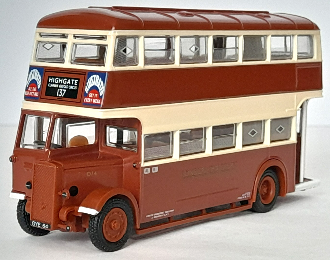EFE 99202 Daimler Utility War Time Double Decker Bus - London Transport
