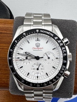 Watchdives Men's Chronograph Watch   Japan VK63 quartz Chronograph Never Unworn