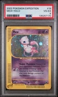 POKEMON MEW HOLO RARE 19/165 EXPEDITION ENGLISH PSA 4 VG-EX Swirl 💫