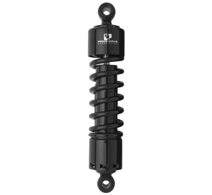 Progressive Black 14" 412 Heavy-Duty Shocks 1999-06 Dyna Super Glide/Wide Glide