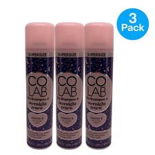 COLAB Dry Shampoo Overnight Renew Vitamin E 8.2 oz 3 Pack New