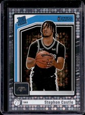2024-25 Panini Donruss Stephon Castle Disco Rated Rookie #244 Spurs