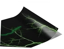 Rwraps Gloss Vinyl Car 59in x 1ft W/ Application Card Green Lightning Gloss