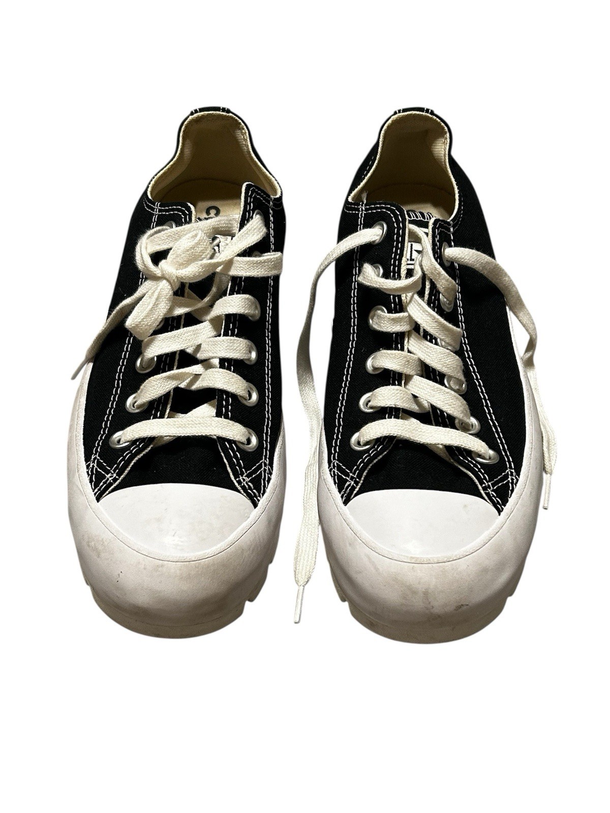 Converse Black White Platform Sneakers for Women Stylish Lift