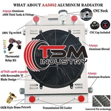4row Radiatorshroud Fan Relay Fit 1932 Ford Flathead Model B 3.3l V8 Engine