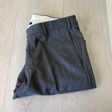 Zanella Parker Stretch Wool Trouser Pants Men  s Size 35x30 Light Gray Italy
