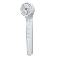 Small Shower Head Set Hand Held Bath Handset White