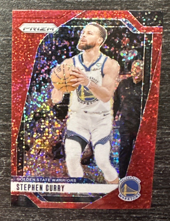 STEPHEN CURRY - 2024-25 Panini Prizm RED SPARKLE PRIZM #134 - Warriors