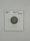 1887 Seated Liberty Dime – 90% Silver – Good Condition – Pre-1900 US Coin