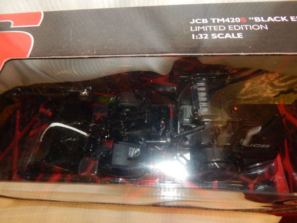 BRITAINS JCB TM420S LOADER BLACK EDITION EDIZIONE LIMITATA 43387 NUOVO CON SCATOLA 1:32 - Immagine 3 di 4