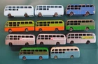 ELEVEN Matchbox Lesney no.58 BEA bus coach for restoration