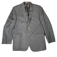 Lauren Ralph Lauren Classic Fit Wool Suit Jacket Blazer Career Gray 42R