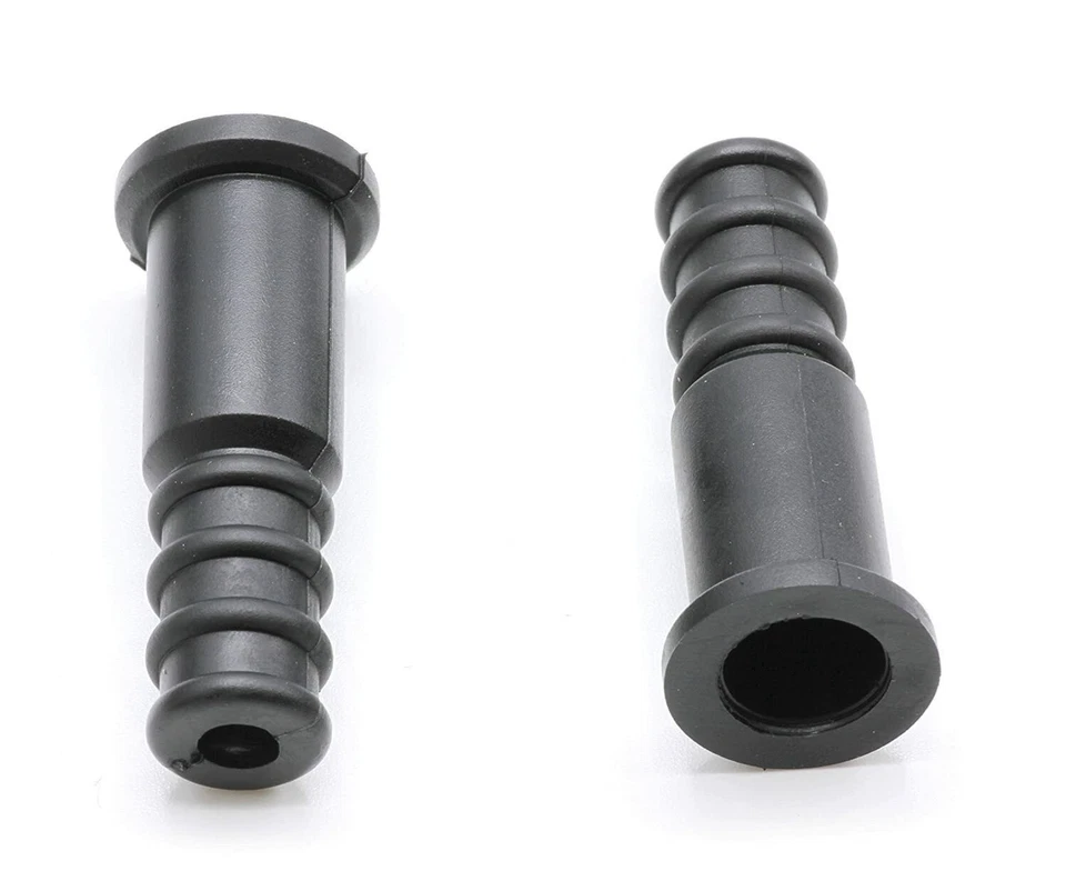 Weather Boot Coaxial Coax Rg59 RG6 Connector - Black - Outdoor - 100 Pack - Image 3 of 4