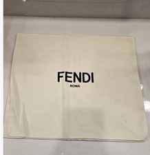 Fendi Ivory Canvas 13  x15   Dust Bag
