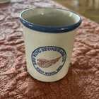 Red Wing Pottery Stoneware Co. Crock with Blue Rim