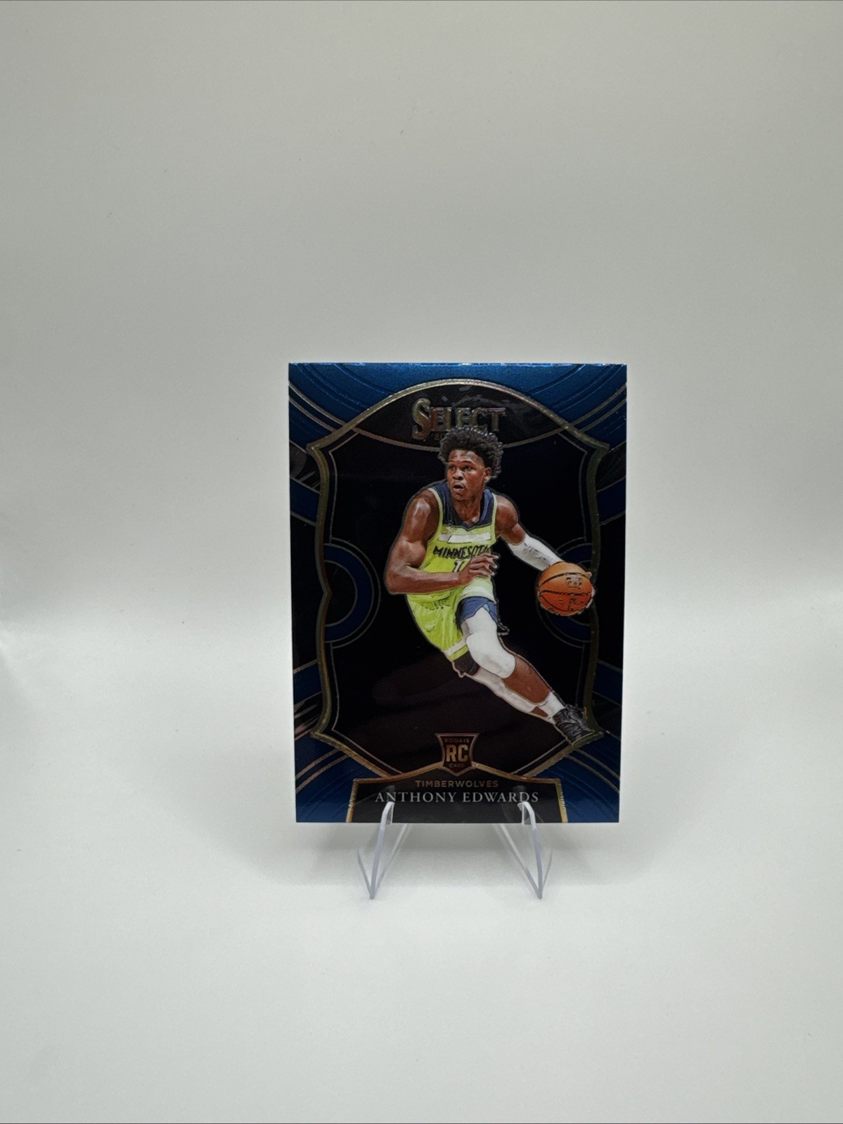 2020-21 Panini Select - Concourse Anthony Edwards #61 Blue (RC)