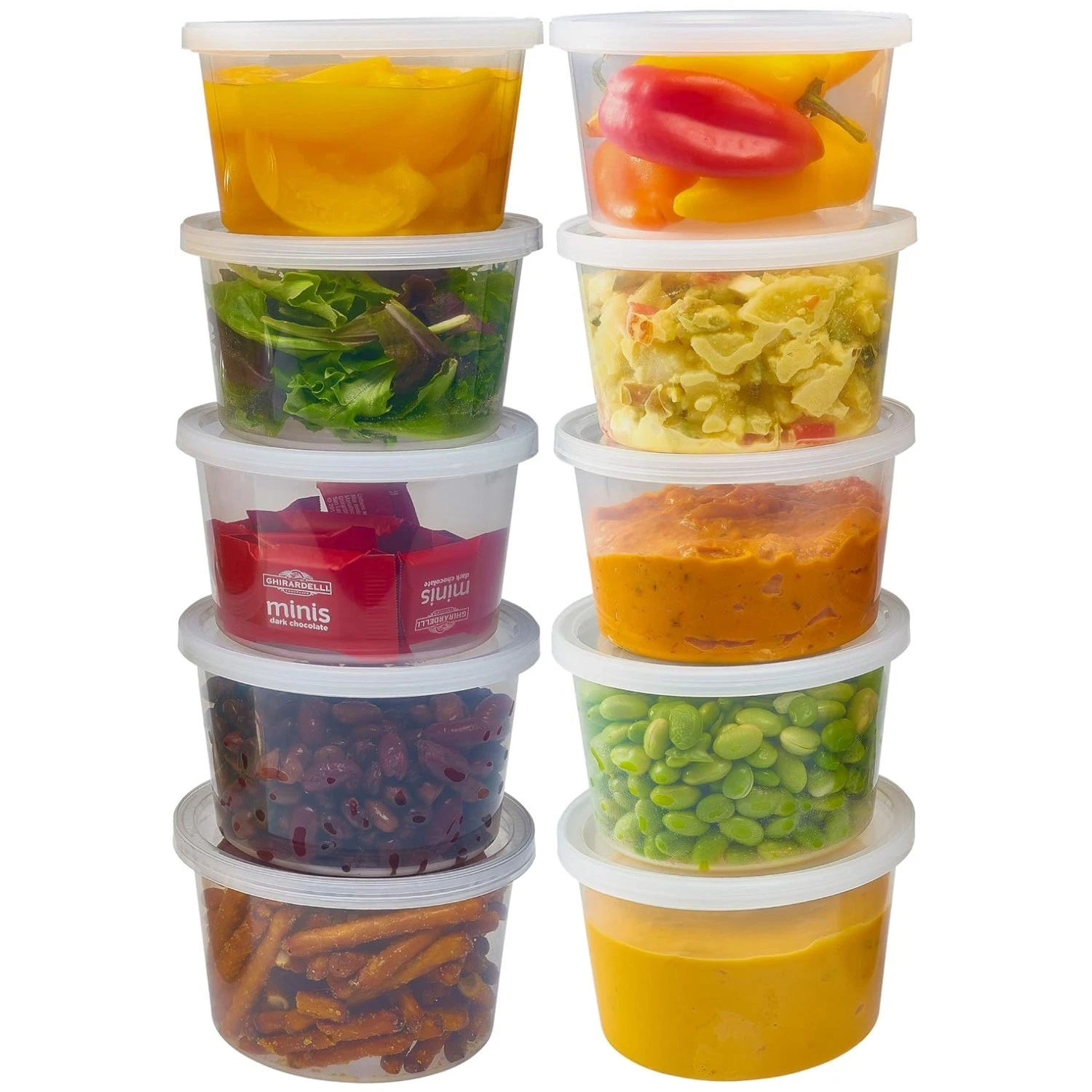 16 oz Deli Containers - 40 Pack Heavy-Duty Quality