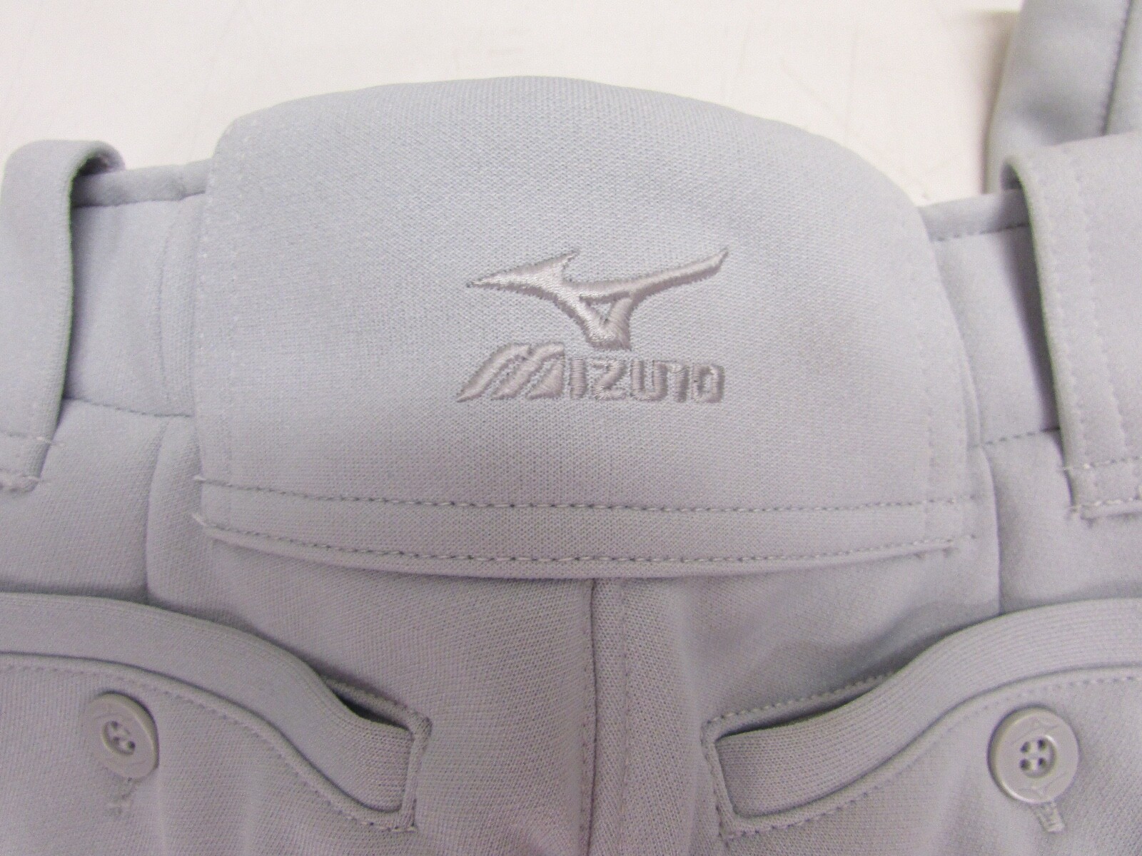 MIZUNO PERFORMANCE PLUS PADDING BASEBALL PANTS YOUTH S GRAY W/BLUE