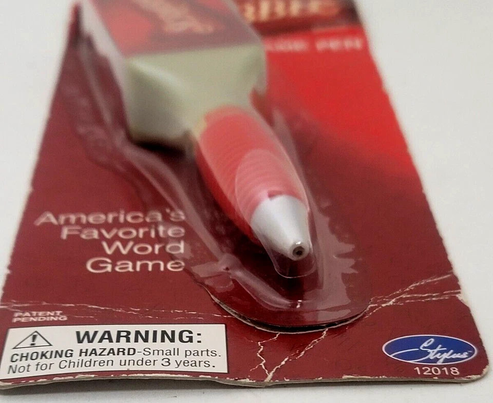 VTG 2003 Scrabble Game Pen Hasbro Mini Gameboard & Tiles! New Fast Shipping - Image 4 of 4