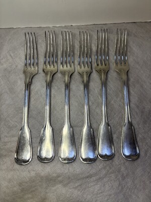 Christofle クリストフル シノン Chinon テーブルフォーク 6本 s-l400.jpg