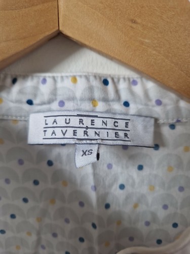 Laurence Tavernier Retro Print Pyjama Top Shirt Only Size Xs - Picture 2 of 5
