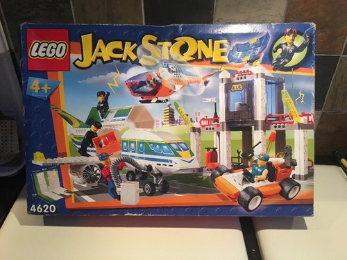 New in Box Complete LEGO 4620 JACK STONE Airport Vintage
