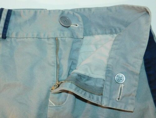 Gonna MARC JACOBS grigia denim twill tela blu accento righe lunghezza ginocchio tg 10 - Foto 9 di 11