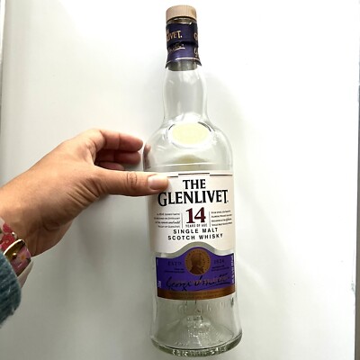 The Glenlivet 14-years Old Empty Whiskey Bottle, 750 Ml