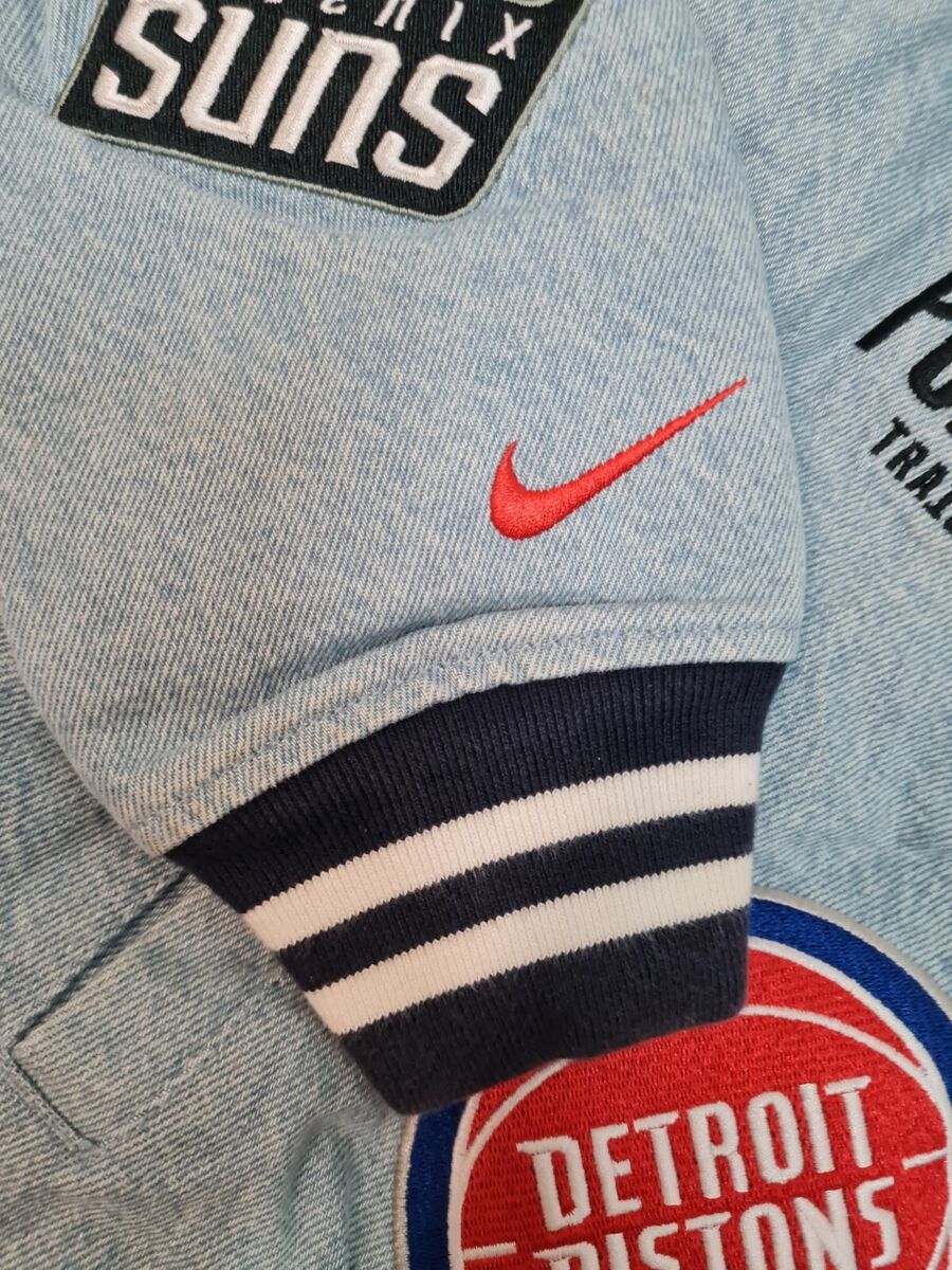 Nike Supreme NBA Teams Basketball Denim Jacket Size:Medium Nike Supreme NBA Teams Basketball Denim Jacket Size:Medium